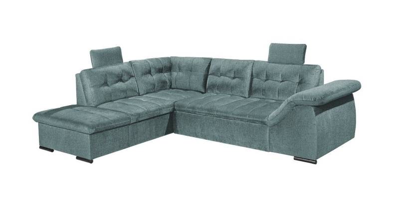 ED EXCITING DESIGN Ecksofa Estrella Glow, mit Schlaffunktion & Bettkasten von ED EXCITING DESIGN