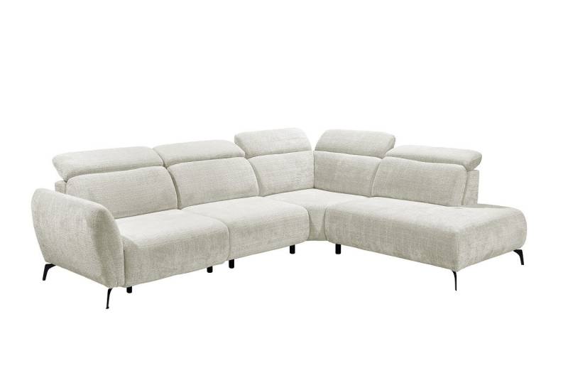 ED EXCITING DESIGN Ecksofa Kiel, mit elektrischer Relaxfunktion, verstellbaren Kopflehnen von ED EXCITING DESIGN