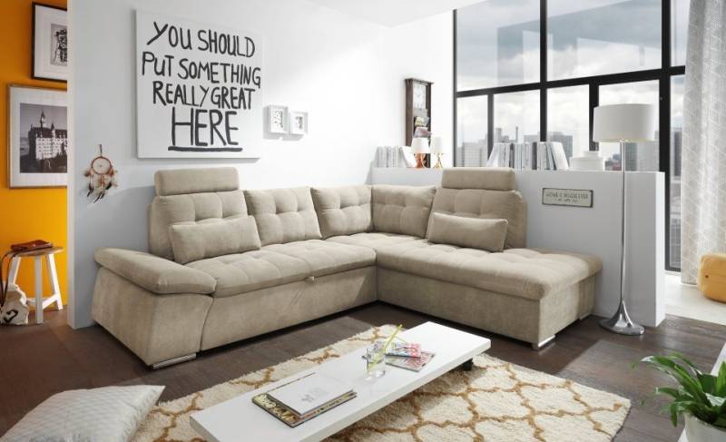 ED EXCITING DESIGN Ecksofa Nalo, mit Schlaffunktion von ED EXCITING DESIGN