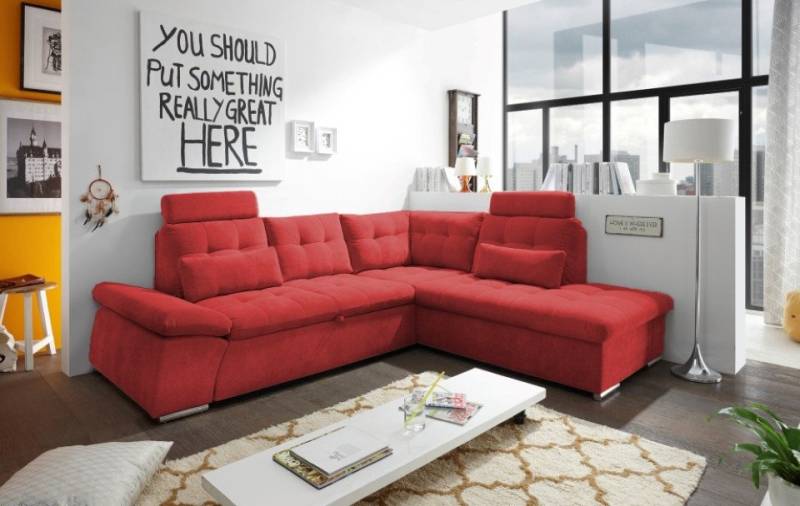 ED EXCITING DESIGN Ecksofa Nalo, mit Schlaffunktion von ED EXCITING DESIGN