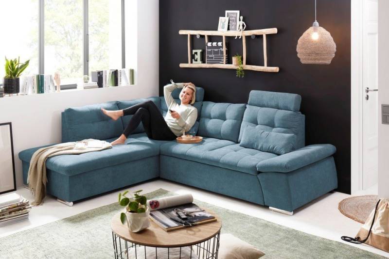 ED EXCITING DESIGN Ecksofa Nalo, mit Schlaffunktion von ED EXCITING DESIGN