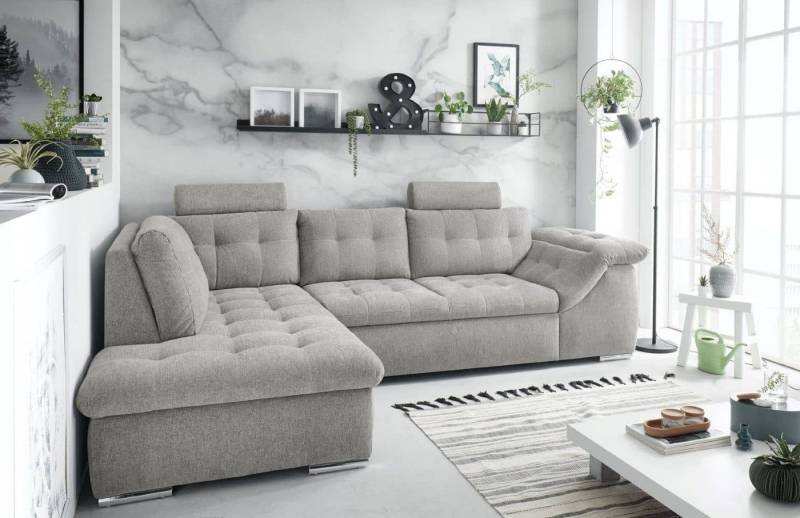ED EXCITING DESIGN Ecksofa Oman, mit Schlaffunktion, Kopflehnen, Armlehnenfunktion ED EXCITING DESIGN Ecksofa Oman, mit Schlaffunktion, Kopflehnen, Armlehnenfunktion von ED EXCITING DESIGN