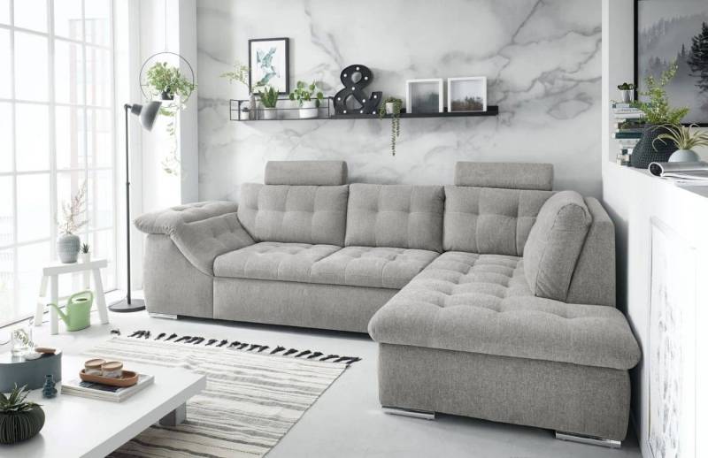 ED EXCITING DESIGN Ecksofa Oman, mit Schlaffunktion, Kopflehnen, Armlehnenfunktion ED EXCITING DESIGN Ecksofa Oman, mit Schlaffunktion, Kopflehnen, Armlehnenfunktion von ED EXCITING DESIGN