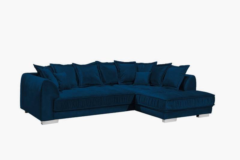 ED EXCITING DESIGN Ecksofa Pascha, Luxus-Mikrofaser mit Samtoptik, beidseitig montierbar von ED EXCITING DESIGN