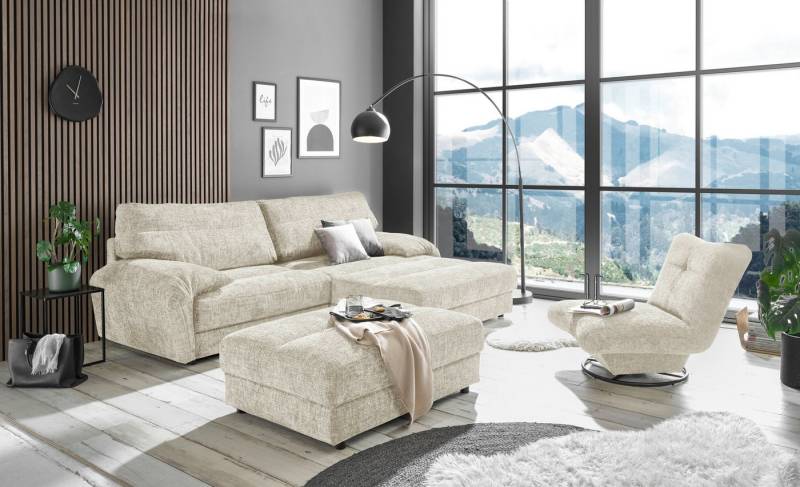 ED EXCITING DESIGN Ecksofa Princeton L-Form, frei im Raum stellbar von ED EXCITING DESIGN