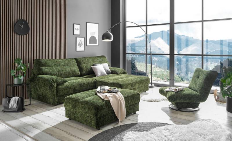 ED EXCITING DESIGN Ecksofa Princeton L-Form, frei im Raum stellbar von ED EXCITING DESIGN