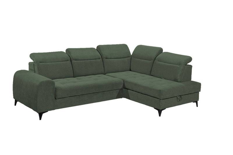 ED EXCITING DESIGN Ecksofa Rockdale, mit elektrische Sitztiefenverstellung & Bettkasten von ED EXCITING DESIGN