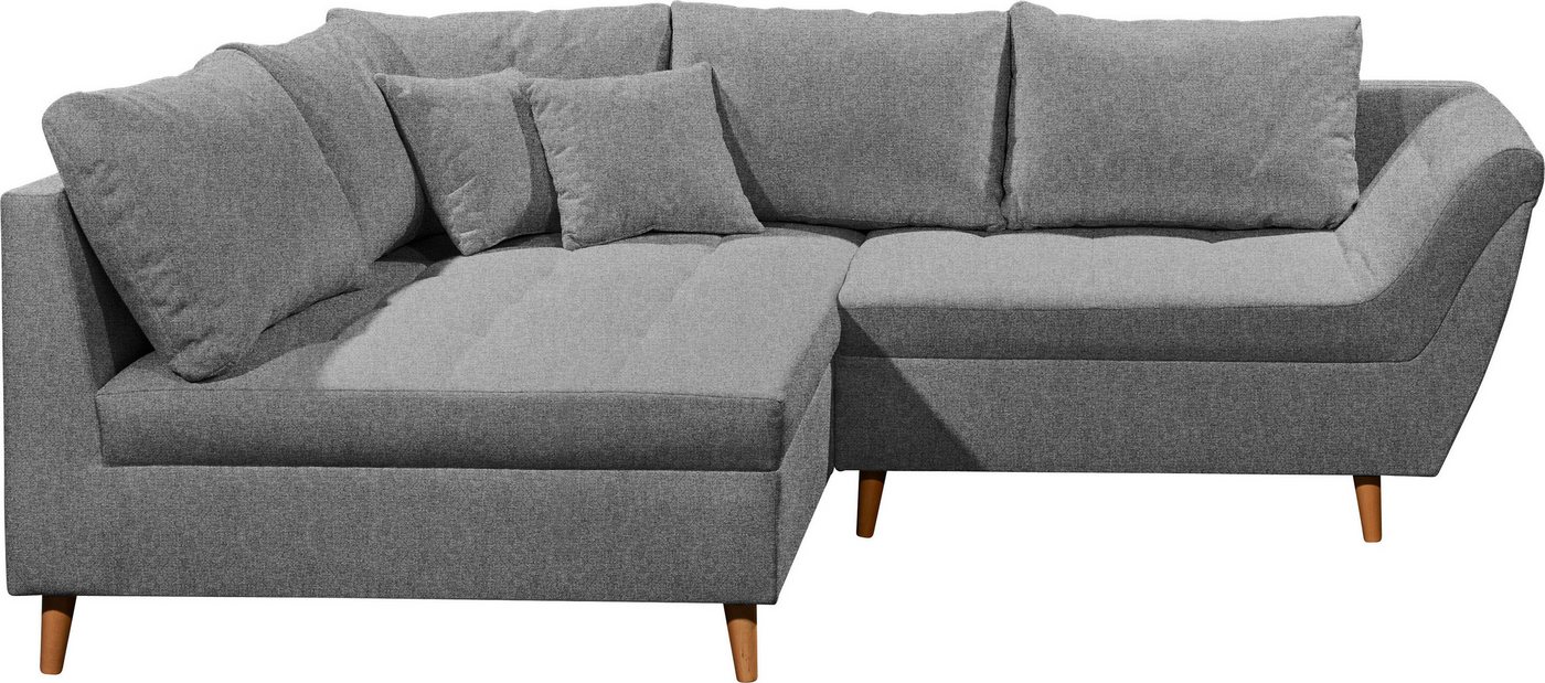 ED EXCITING DESIGN Ecksofa Split L-Form, frei im Raum stellbar, inkl. 7 Kissen von ED EXCITING DESIGN