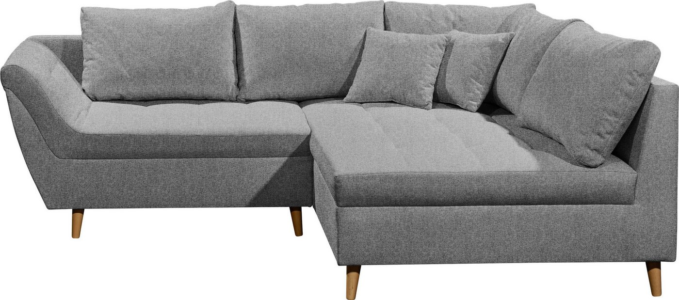 ED EXCITING DESIGN Ecksofa Split L-Form, frei im Raum stellbar, inkl. 7 Kissen von ED EXCITING DESIGN