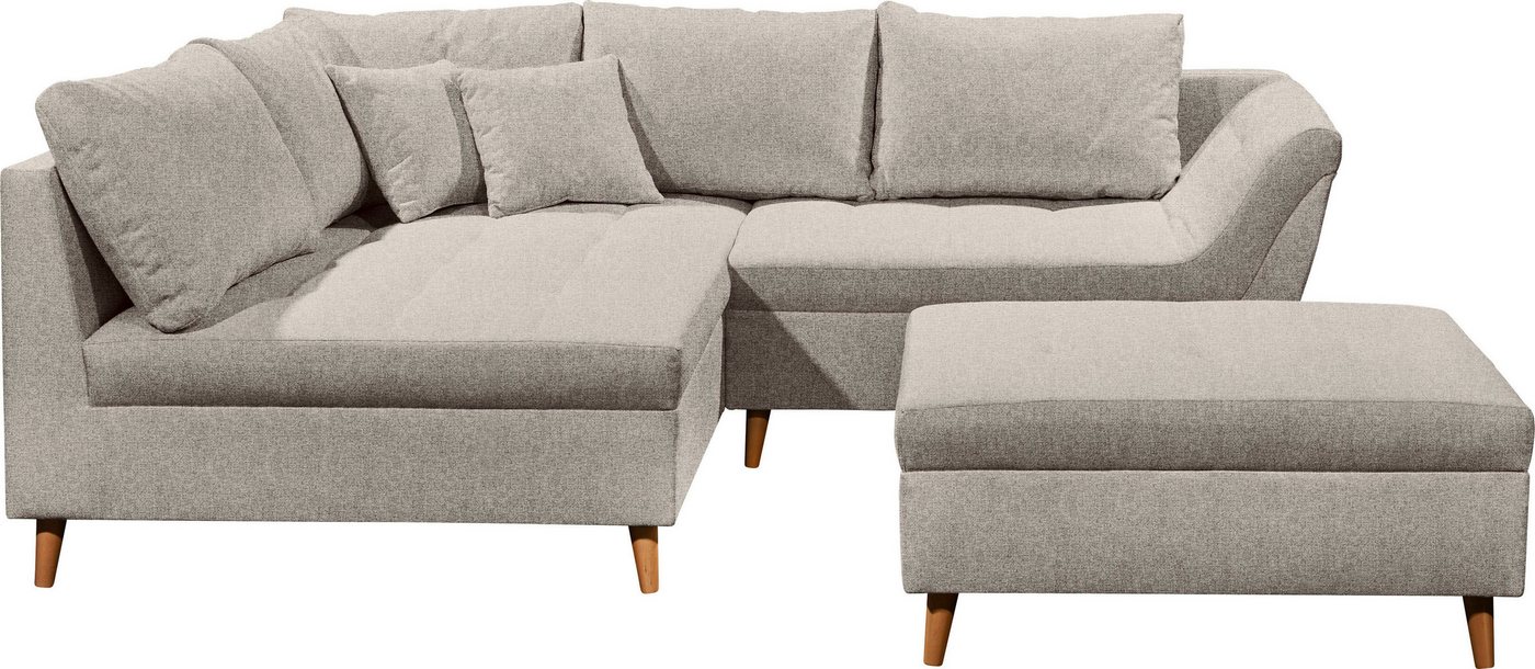 ED EXCITING DESIGN Ecksofa Split, Set, frei im Raum stellbar, inkl. 7 Kissen von ED EXCITING DESIGN