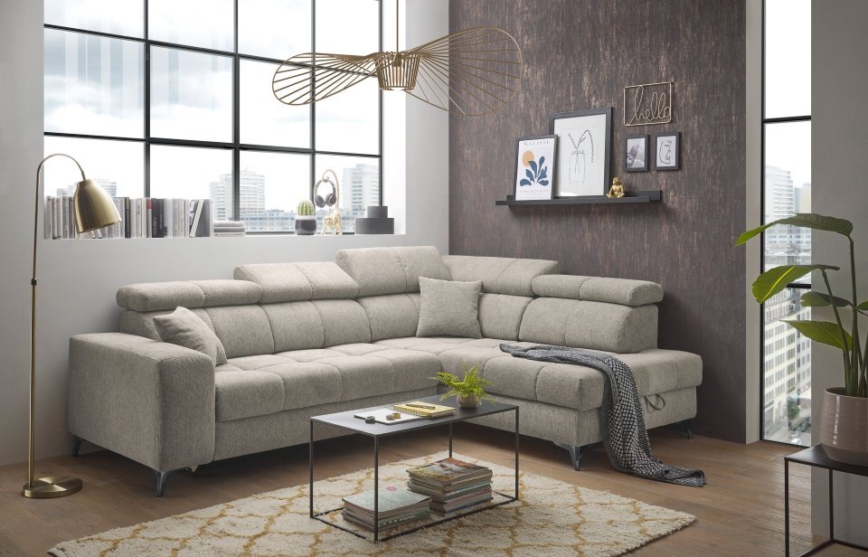 ED EXCITING DESIGN Ecksofa Sydney, mit elektrischer Sitzverbreitung oder Schlaffunktion ED EXCITING DESIGN Ecksofa Sydney, mit elektrischer Sitzverbreitung oder Schlaffunktion von ED EXCITING DESIGN