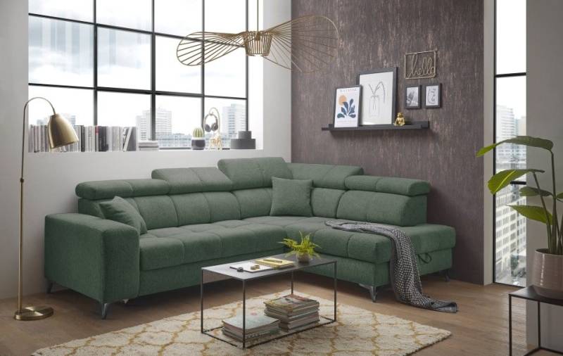 ED EXCITING DESIGN Ecksofa Sydney, mit elektrischer Sitzverbreitung oder Schlaffunktion von ED EXCITING DESIGN