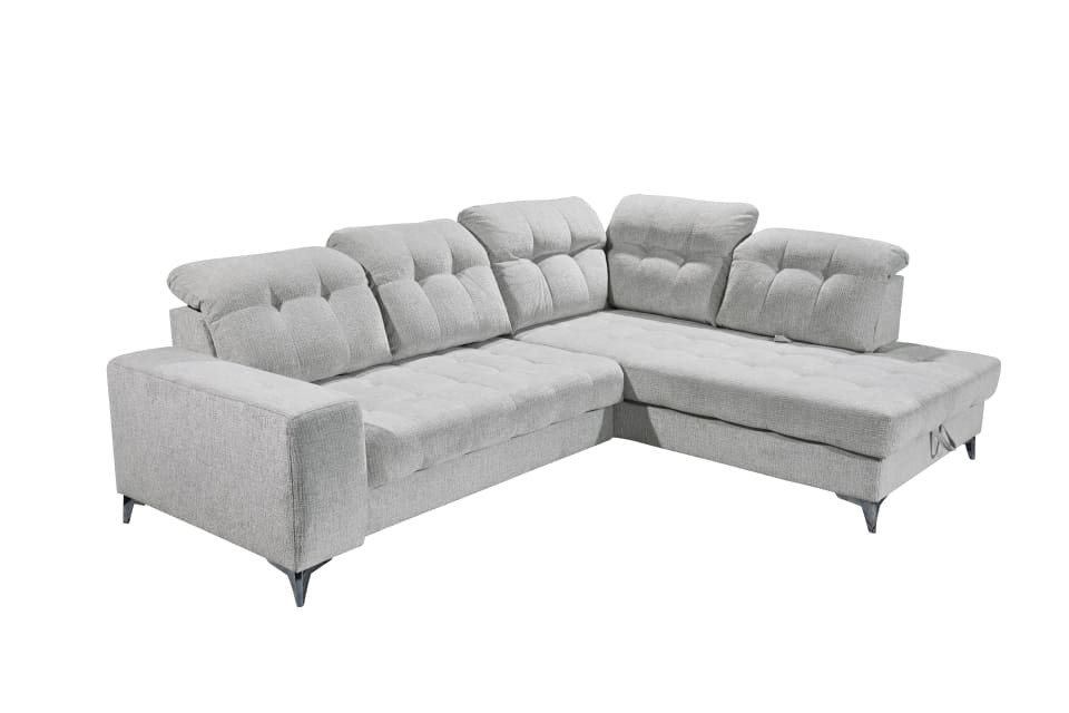 ED EXCITING DESIGN Ecksofa Varadero, mit elektronischem Sitzvorschub & Bettkasten von ED EXCITING DESIGN