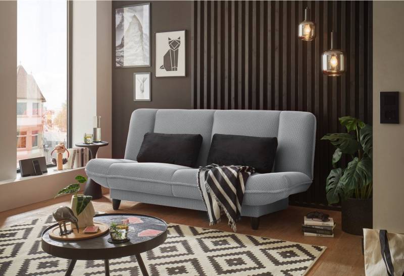 ED EXCITING DESIGN Schlafsofa Amalia, mit Bettkasten & 2 Zierkissen von ED EXCITING DESIGN