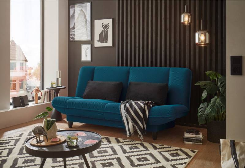 ED EXCITING DESIGN Schlafsofa Amalia, mit Bettkasten & 2 Zierkissen von ED EXCITING DESIGN