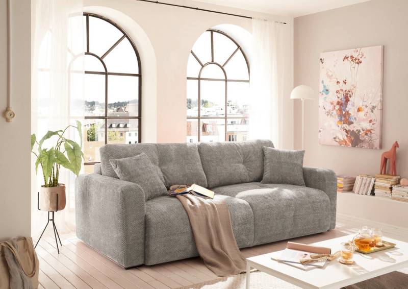 ED EXCITING DESIGN Schlafsofa Bullet, mit Bettkasten & 2 Zierkissen von ED EXCITING DESIGN