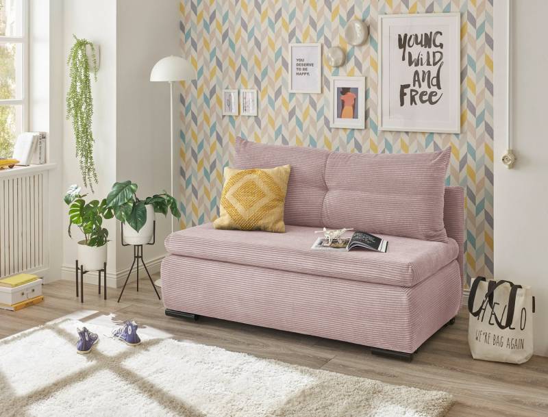 ED EXCITING DESIGN Schlafsofa Charlie, Schlafsessel mit Bettkasten & 1 Rückenkissen von ED EXCITING DESIGN