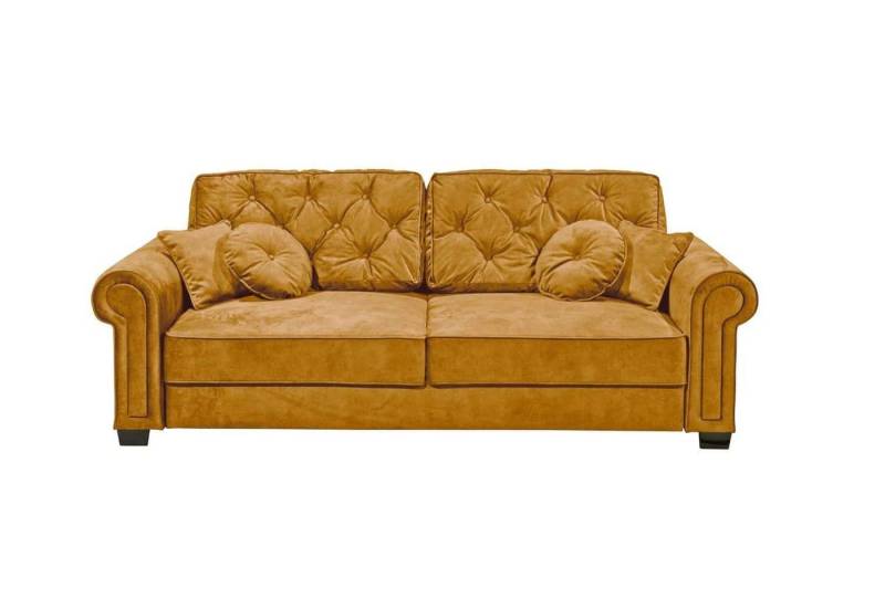 ED EXCITING DESIGN Schlafsofa Colonia 2er Sitzer mit Schlaffunktion, Samthaptik, Schlaffunktion, Bettkasten, Zierkissen, Mikrofaser mit Samthaptik ED EXCITING DESIGN Schlafsofa Colonia 2er Sitzer mit Schlaffunktion, Samthaptik, Schlaffunktion, Bettkasten, Zierkissen, Mikrofaser mit Samthaptik von ED EXCITING DESIGN