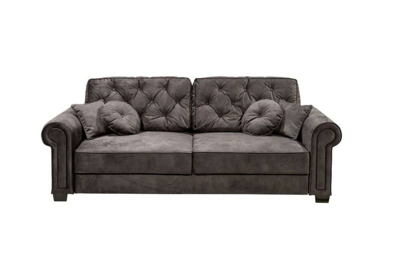 ED EXCITING DESIGN Schlafsofa Colonia 2er Sitzer mit Schlaffunktion, Samthaptik, Schlaffunktion, Bettkasten, Zierkissen, Mikrofaser mit Samthaptik ED EXCITING DESIGN Schlafsofa Colonia 2er Sitzer mit Schlaffunktion, Samthaptik, Schlaffunktion, Bettkasten, Zierkissen, Mikrofaser mit Samthaptik von ED EXCITING DESIGN