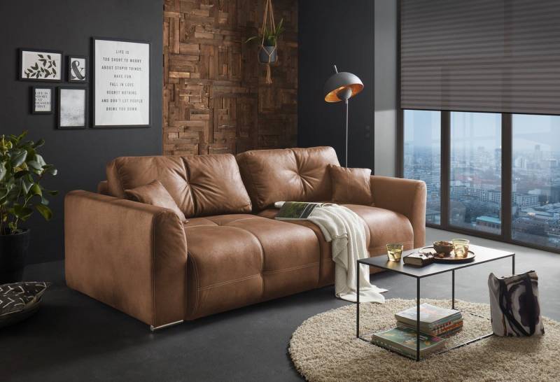 ED EXCITING DESIGN Schlafsofa Dolan, mit Bettkasten & 2 Zierkissen von ED EXCITING DESIGN
