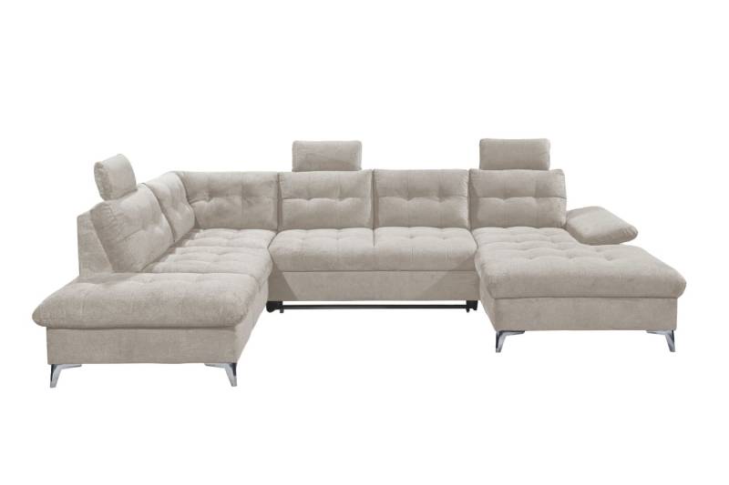 ED EXCITING DESIGN Wohnlandschaft Evora, mit Schlaffunktion, Bettkasten, verstellbarer Armlehne,Kopfstützen ED EXCITING DESIGN Wohnlandschaft Evora, mit Schlaffunktion, Bettkasten, verstellbarer Armlehne,Kopfstützen von ED EXCITING DESIGN