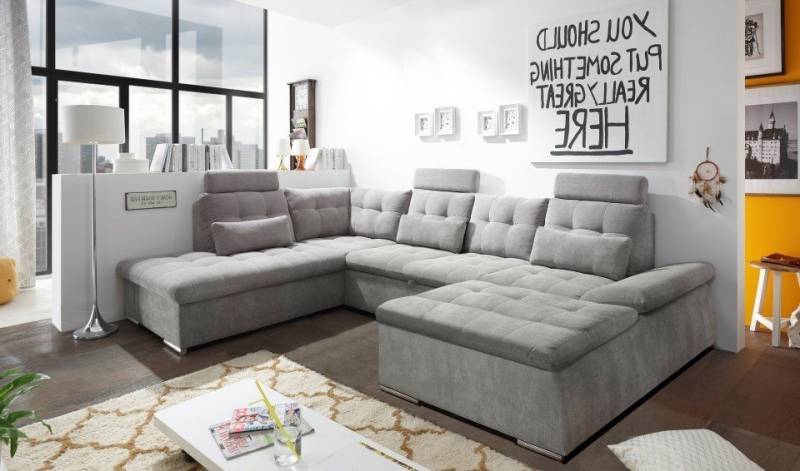 ED EXCITING DESIGN Wohnlandschaft Nalo, mit Schlaffunktion von ED EXCITING DESIGN