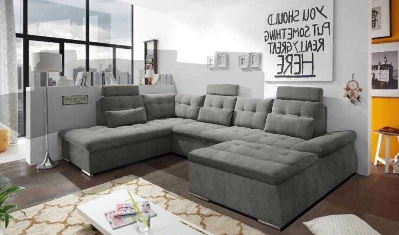 ED EXCITING DESIGN Wohnlandschaft Nalo, mit Schlaffunktion von ED EXCITING DESIGN