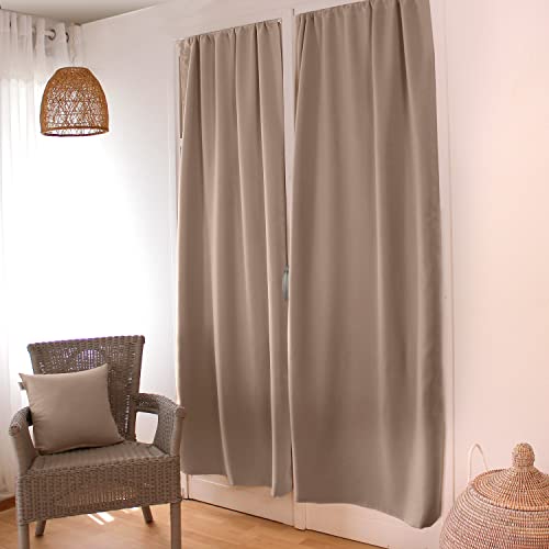 ED ENJOY HOME Verdunkelungsvorhang, Stangentasche, Naturbeige, 90 x 210 cm, 100% Polyester, Stoff Öko-TEX, Kollektion Lakritze ED ENJOY HOME Verdunkelungsvorhang, Stangentasche, Naturbeige, 90 x 210 cm, 100% Polyester, Stoff Öko-TEX, Kollektion Lakritze von Enjoy Home