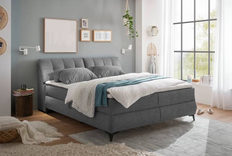 Boxbett Atlantis 120x200 cm in Espresso von ED Exciting Design mit Bettkasten von ED Exciting Design