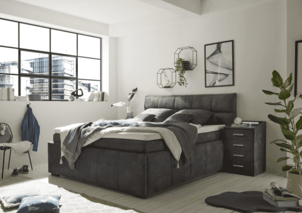 Boxspringbett Amora Farbe Elefant 180x200 cm Bettkasten – ED Exciting Design Boxspringbett Amora Farbe Elefant 180x200 cm Bettkasten – ED Exciting Design von ED Exciting Design
