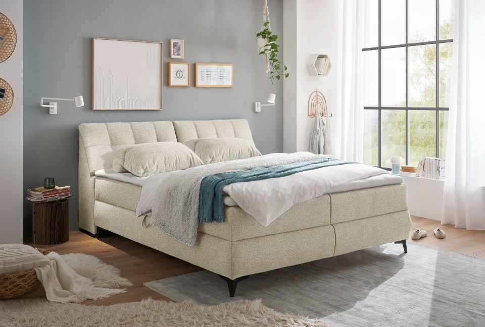 ED Exciting Design Boxbett Atlantis: Flachgewebe, Bettkasten, Topper – Myhomelando, verschiedene Größen & Farben von ED Exciting Design