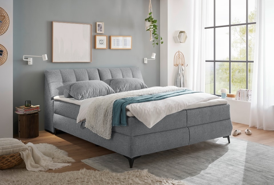 ED Exciting Design Boxbett Atlantis: Flachgewebe, Bettkasten, Topper – Myhomelando, verschiedene Größen & Farben von ED Exciting Design