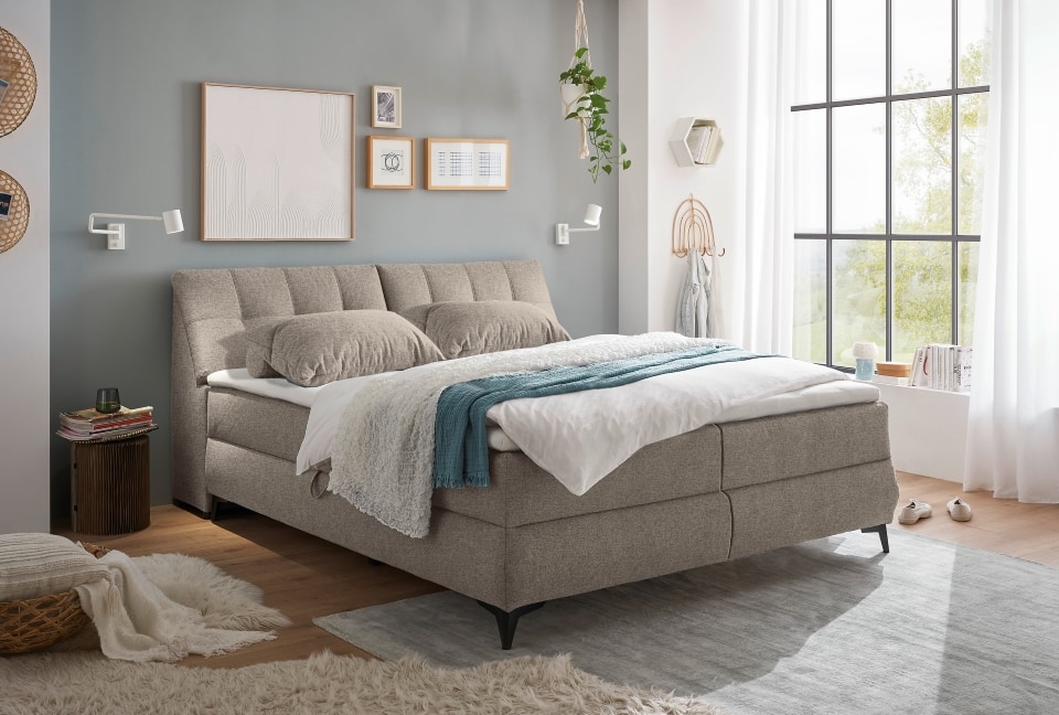 ED Exciting Design Boxbett Atlantis: Flachgewebe, Bettkasten, Topper – Myhomelando, verschiedene Größen & Farben von ED Exciting Design