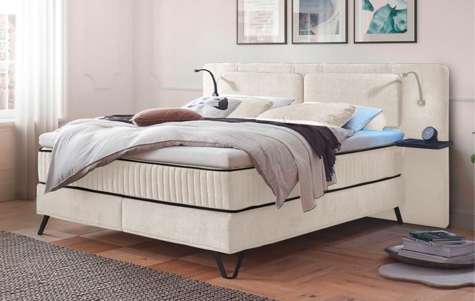 ED Exciting Design Boxspringbett Milazzo: Luxuriöser Schlafkomfort in Anthology-Mikrofaser mit 6 Farboptionen und innovativem 9-Zonen-Tonnentaschenfederkern ED Exciting Design Boxspringbett Milazzo: Luxuriöser Schlafkomfort in Anthology-Mikrofaser mit 6 Farboptionen und innovativem 9-Zonen-Tonnentaschenfederkern von ED Exciting Design