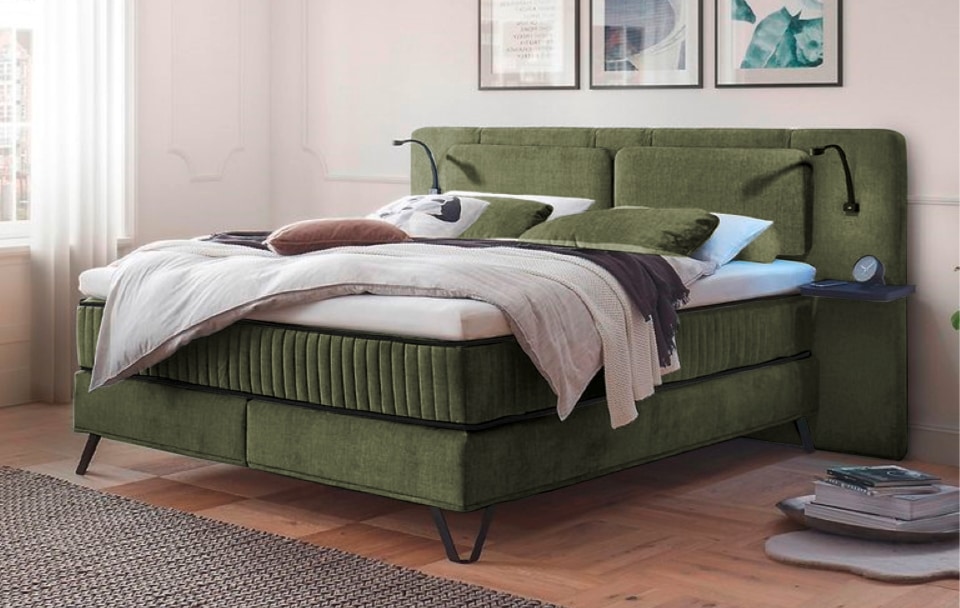 ED Exciting Design Boxspringbett Milazzo: Luxuriöser Schlafkomfort in Anthology-Mikrofaser mit 6 Farboptionen und innovativem 9-Zonen-Tonnentaschenfederkern ED Exciting Design Boxspringbett Milazzo: Luxuriöser Schlafkomfort in Anthology-Mikrofaser mit 6 Farboptionen und innovativem 9-Zonen-Tonnentaschenfederkern von ED Exciting Design
