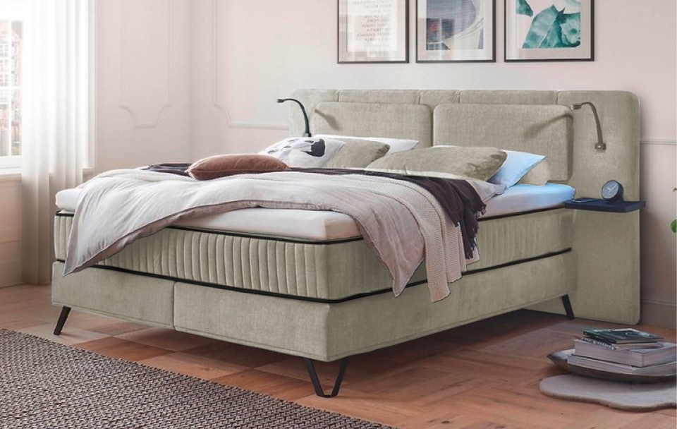 ED Exciting Design Boxspringbett Milazzo: Luxuriöser Schlafkomfort in Legacy-Mikrofaser mit 4 Farboptionen und innovativem 9-Zonen-Tonnentaschenfederkern ED Exciting Design Boxspringbett Milazzo: Luxuriöser Schlafkomfort in Legacy-Mikrofaser mit 4 Farboptionen und innovativem 9-Zonen-Tonnentaschenfederkern von ED Exciting Design
