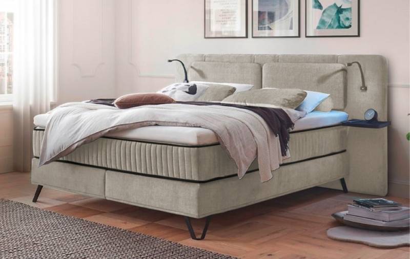 ED Exciting Design Boxspringbett Milazzo: Luxuriöser Schlafkomfort in Vogue-Mikrofaser mit 7 Farboptionen und innovativem 9-Zonen-Tonnentaschenfederkern ED Exciting Design Boxspringbett Milazzo: Luxuriöser Schlafkomfort in Vogue-Mikrofaser mit 7 Farboptionen und innovativem 9-Zonen-Tonnentaschenfederkern von ED Exciting Design