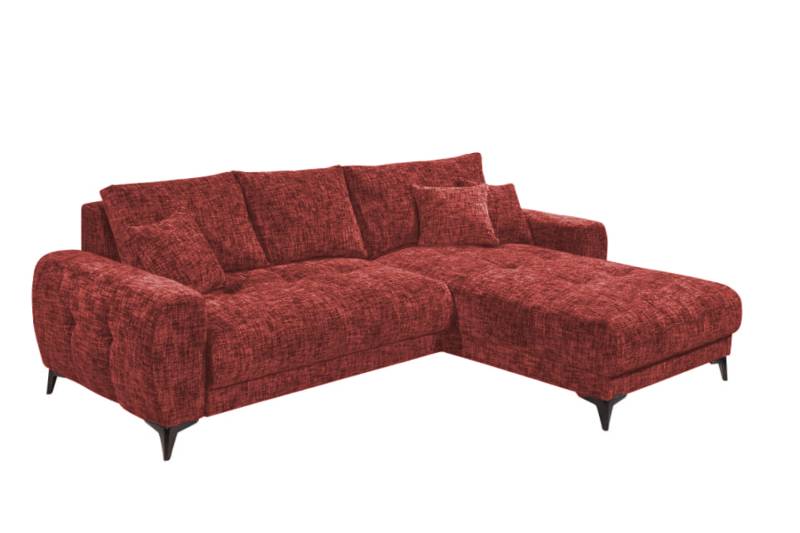 Ecksofa Belluno Schlaffunktion und Bettkasten – Ed Exciting Design, Mikrofaser & Nosagfederung, flexibel montierbar von ED Exciting Design