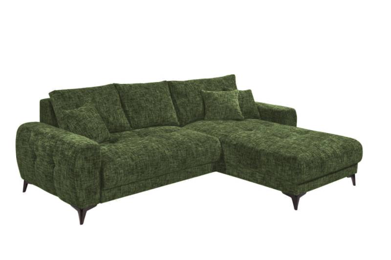 Ecksofa Belluno Schlaffunktion und Bettkasten – Ed Exciting Design, Mikrofaser & Nosagfederung, flexibel montierbar von ED Exciting Design