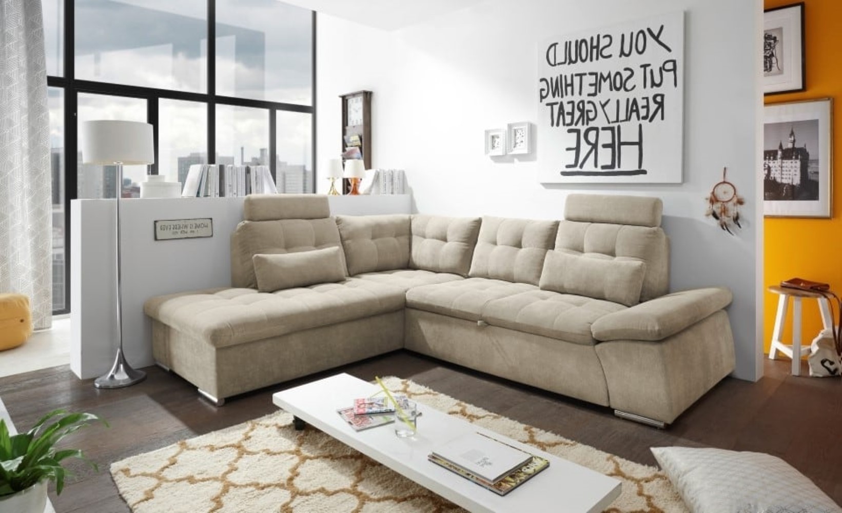 Entdecken Sie zeitlose Eleganz: Das Nalo Schlafsofa von ED Exciting Design mit verstellbaren Armlehnen und Bettkasten Entdecken Sie zeitlose Eleganz: Das Nalo Schlafsofa von ED Exciting Design mit verstellbaren Armlehnen und Bettkasten von ED Exciting Design