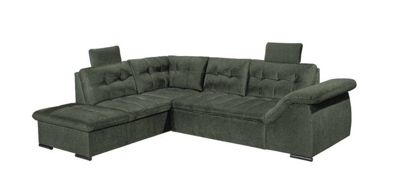 Sofa Estrella von ED Exciting Design mit Schlaffunktion, Bettkasten & Mikrofaser-Bezug Glow von ED Exciting Design