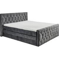 ED Lifestyle Cashfield 8 Boxspringbett Holzwerkstoff/Tonnentaschenfederkern H2 180x200cm von ED-Lifestyle