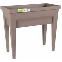 EDA 13923BR.TCX4 Hochbeet VEG&Table City taupe, 57L 1St. von EDA