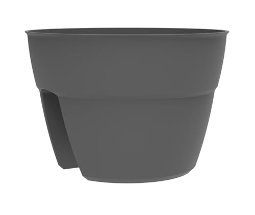 EDA Blumentopf anthrazit Standard von EDA Plastiques