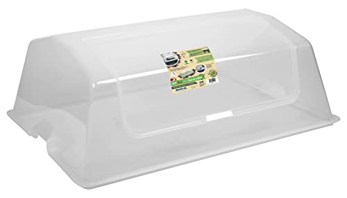 EDA - Gewächshaus, kompatibel mit Gemüsegarten Veg & Table Max – transparent, natur von EDA