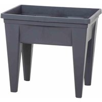 EDA - Hochbeet max, 75,6x55,6x68 cm, aus Kunststoff in anthrazit, mit Wasserreservoir EDA - Hochbeet max, 75,6x55,6x68 cm, aus Kunststoff in anthrazit, mit Wasserreservoir von EDA