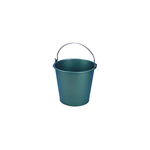 Landwirtschaftlicher Eimer 16 l – Kunststoff mit Metallgriff – Ø 33 x H 29 cm – Grün von EDA