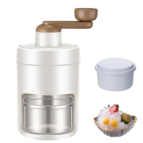 Household Mini Ice Shaver Crusher, Frostcrush Shaved Ice Machine, Hand Shaved Ice shaver and Snow Cone Machine, Small Shaved Ice Machine with Frozen Ice Mold(With One Box) von EDAT