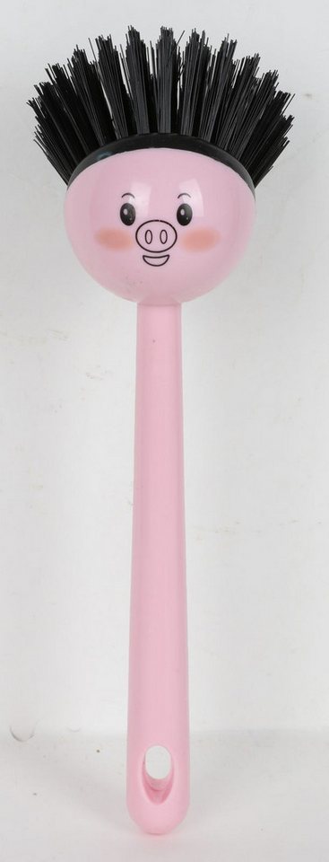 EDCO Reinigungsbürste 12x Spülbürste Reinigungsbürste rosa weiß Schwein Schaf von EDCO