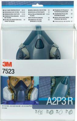 Maskenset  752 incl. Maske 7502 Filter A2P3R von EDE - 3M